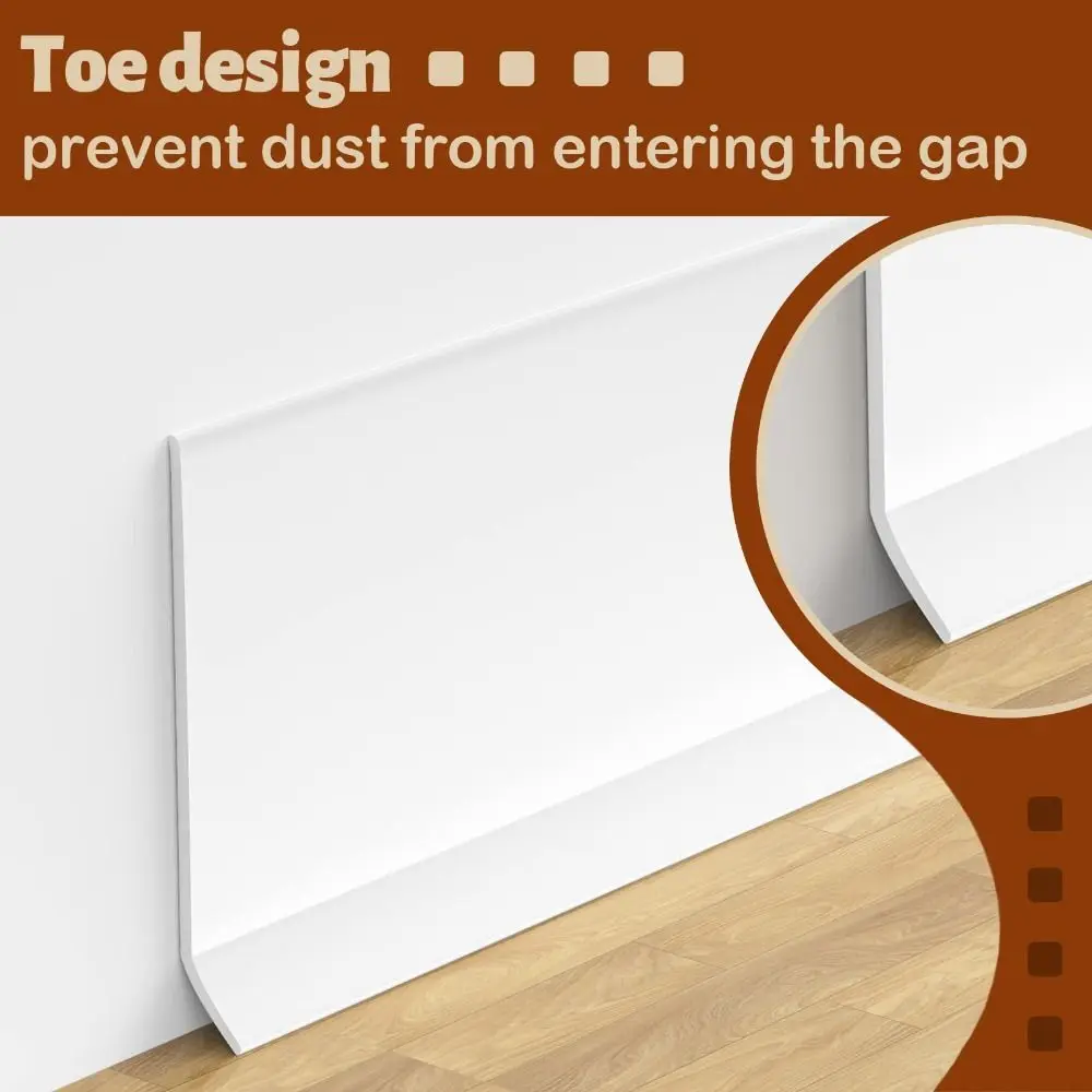 Home Decor PVC Baseboard Moldi - مراجعة Home Decor Wall Molding وسعره