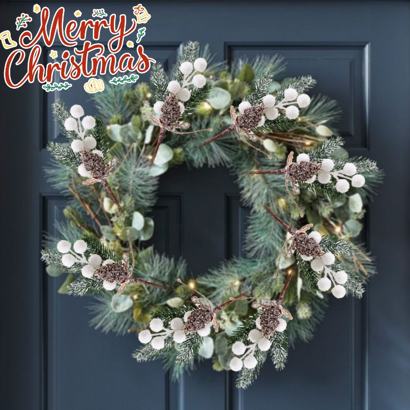 Christmas Artificial White Ber - مراجعة Home Decor Xmas Tree وسعره