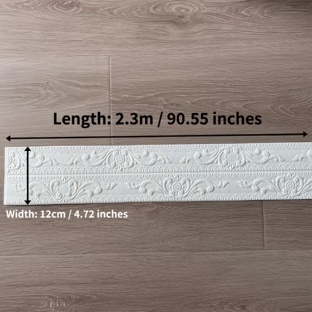 1pc Flexible Foam Molding Trim - مراجعة Home Decor Wall Molding وسعره