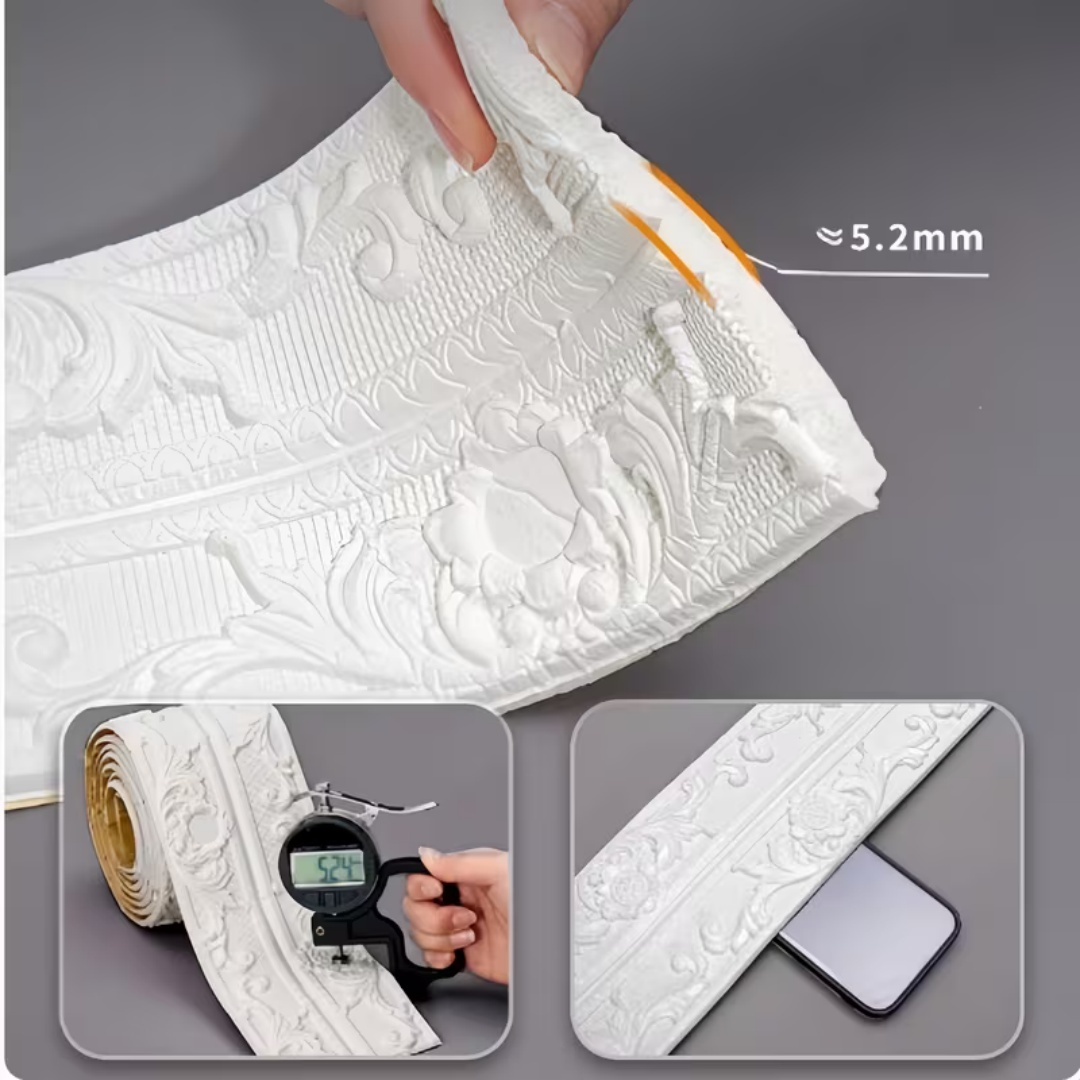 1pc Flexible Foam Molding Trim - مراجعة Home Decor Wall Molding وسعره