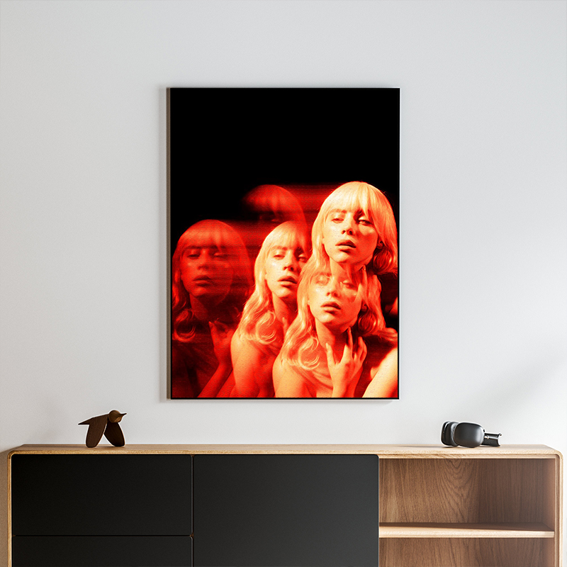 Hot High Burning Singer B-Bill - مراجعة Watercolor Poster Print وسعره
