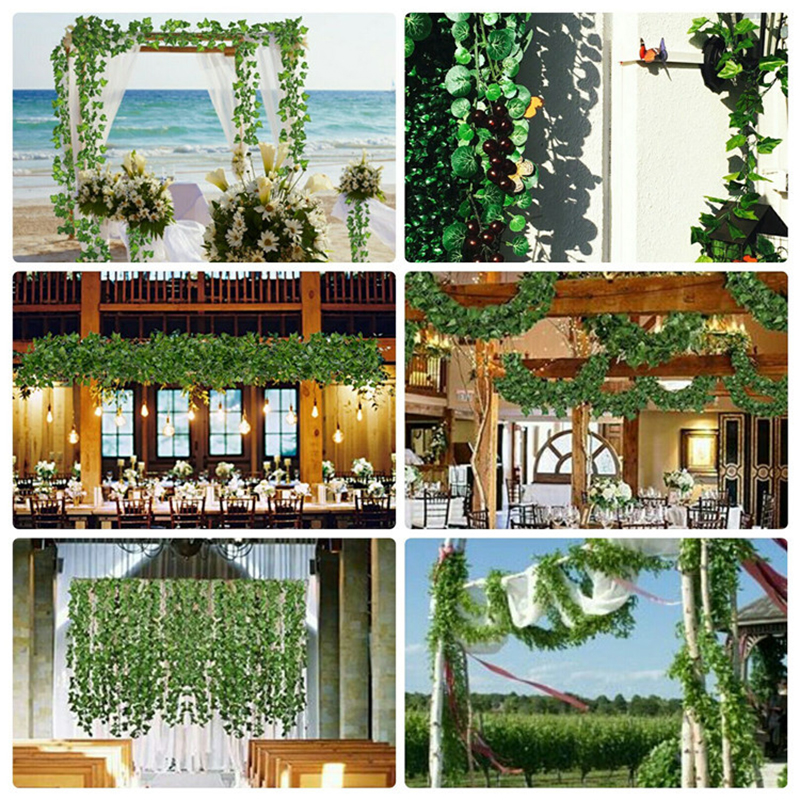 2.3m Silk Leaves Fake Creeper  - مراجعة Victory Home Decor وسعره