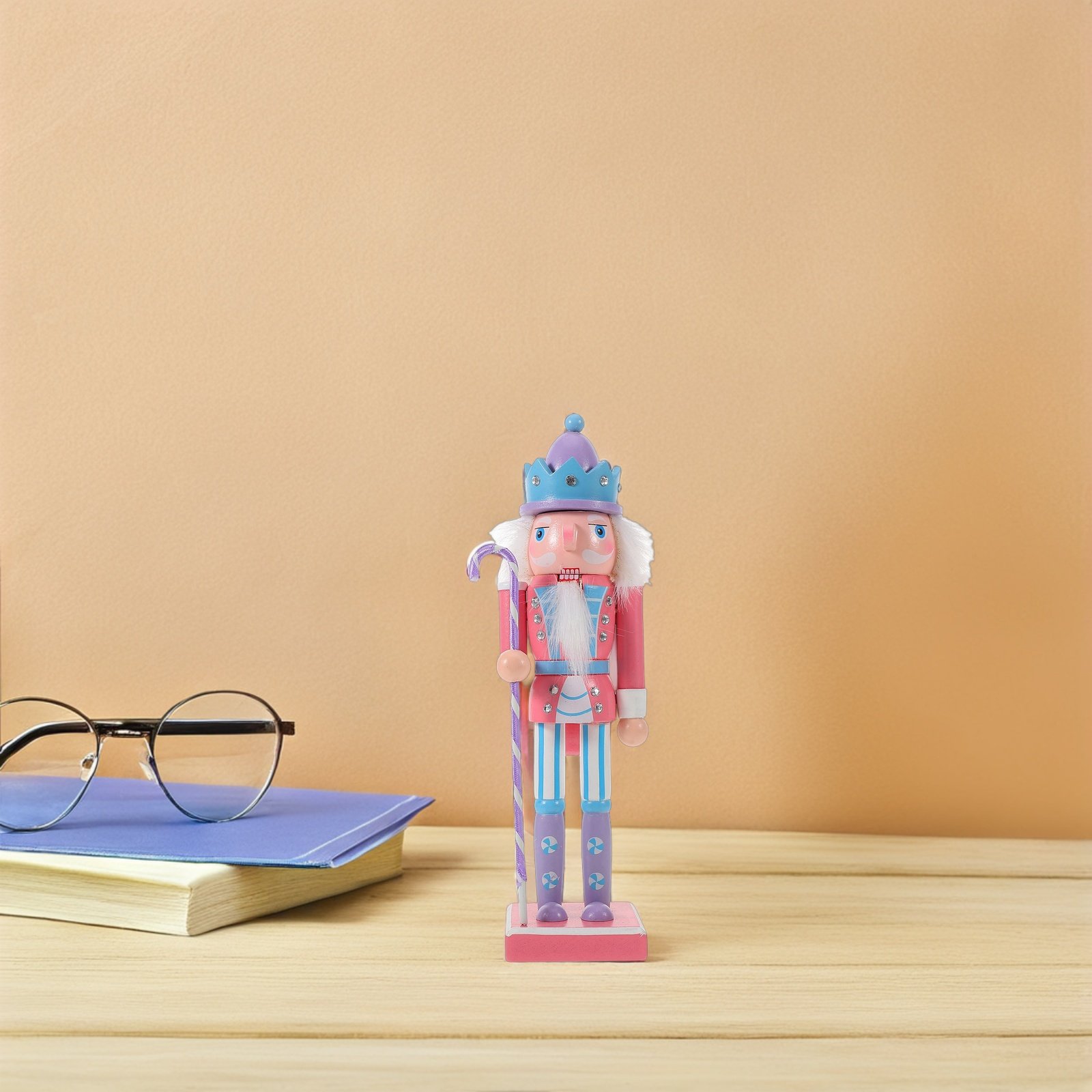 Wooden Christmas Nutcracker Ca - مراجعة Home Decor Xmas Tree وسعره