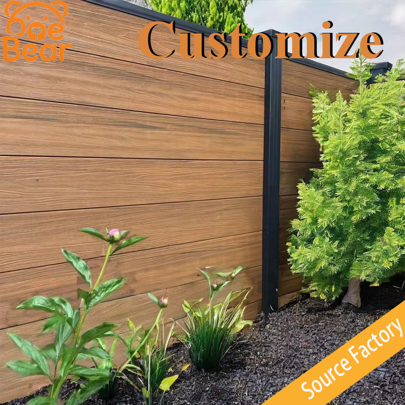 High-quality framed WPC fence  - مراجعة Home Decor Wpc Panel وسعره