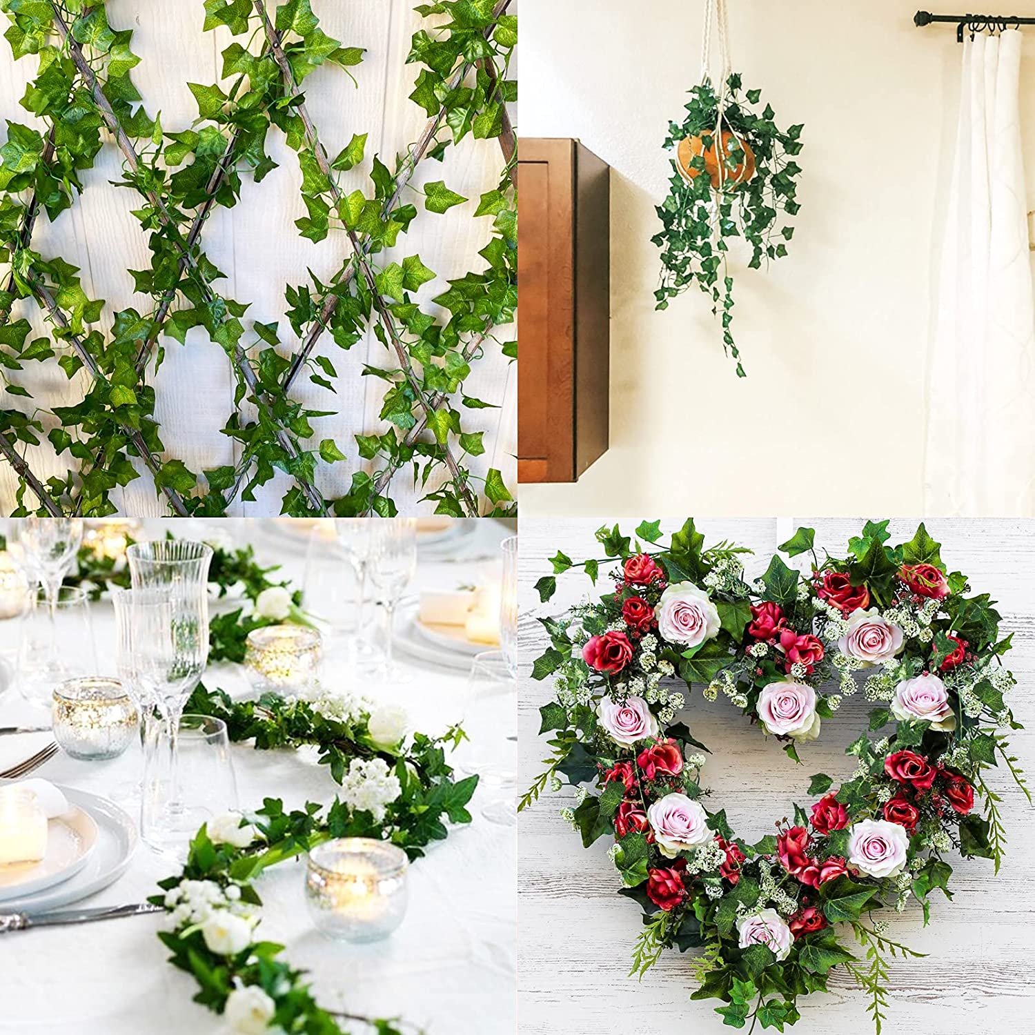 Artificial Ivy Greenery Fake V - مراجعة Victory Home Decor وسعره