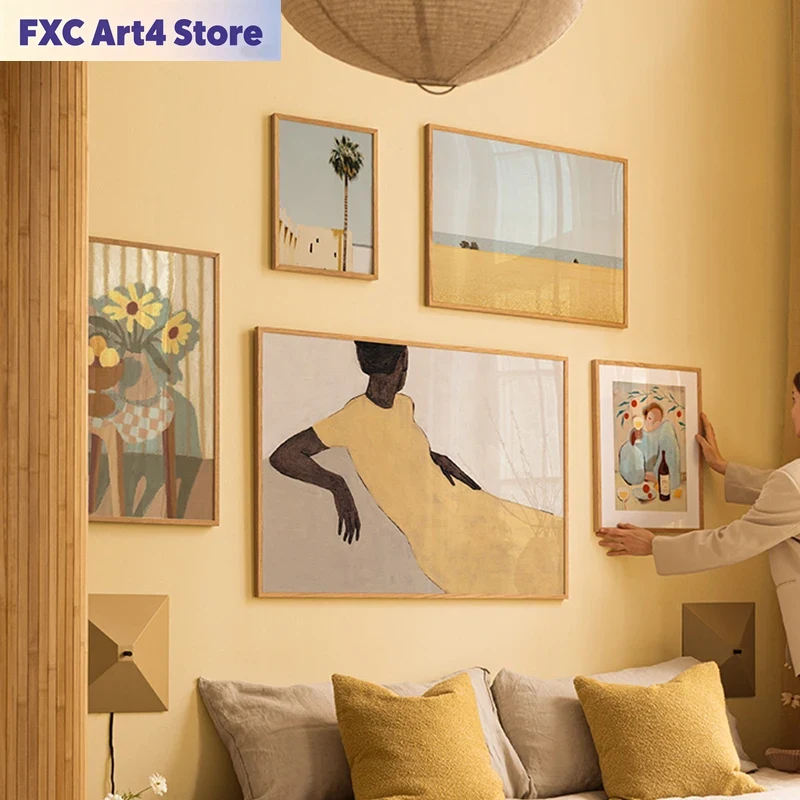 Frameless African Woman Beach  - مراجعة Home Decor Pt وسعره