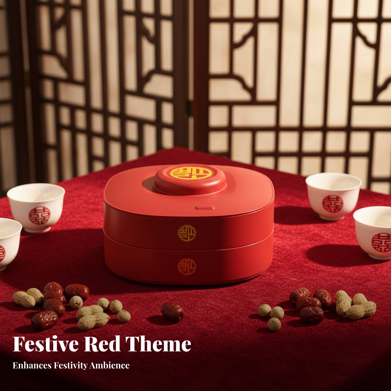 Red Wedding Candy Box, Tiered  - مراجعة Home Decor Organizer وسعره