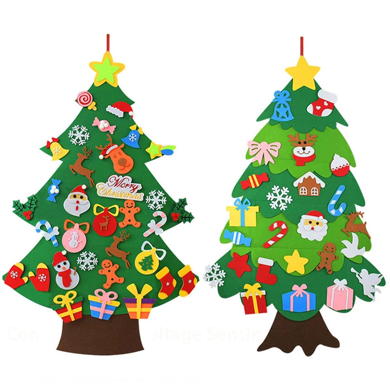 Kids DIY Felt Christmas Tree C - مراجعة Home Decor Xmas Tree وسعره