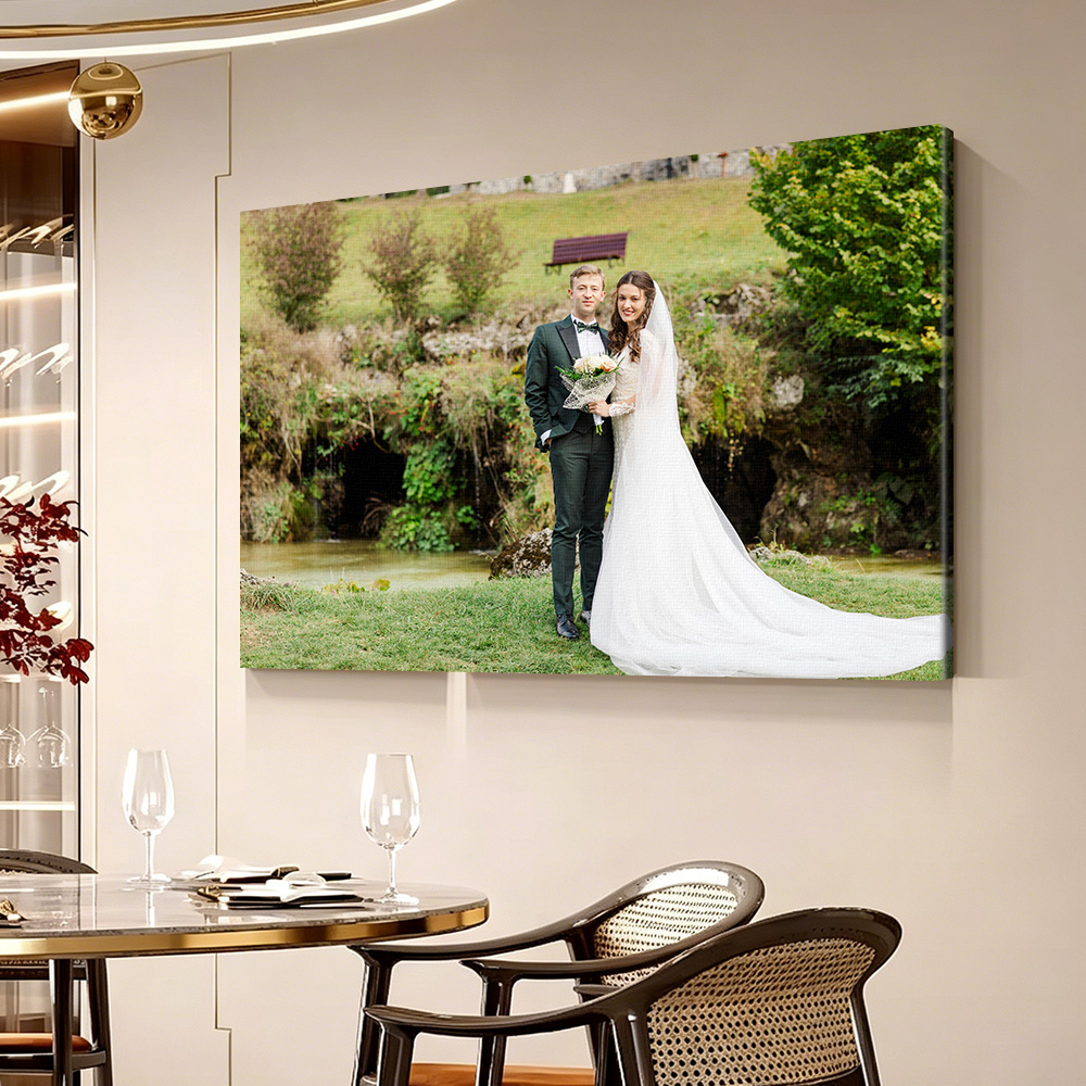 1pc big size canvas custom pho - مراجعة Home Decor Deals وسعره