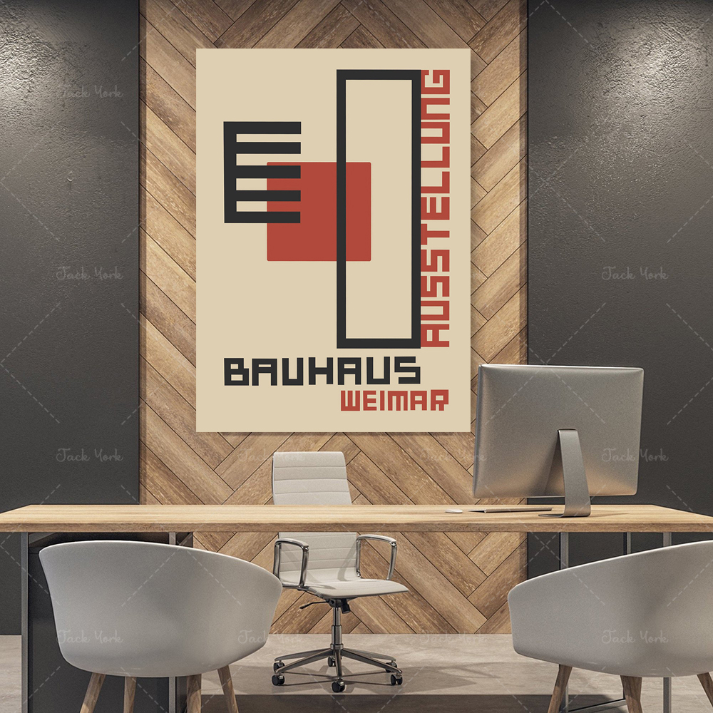 Bauhaus Ausstellung Canvas Pri - مراجعة Home Decor Expo وسعره