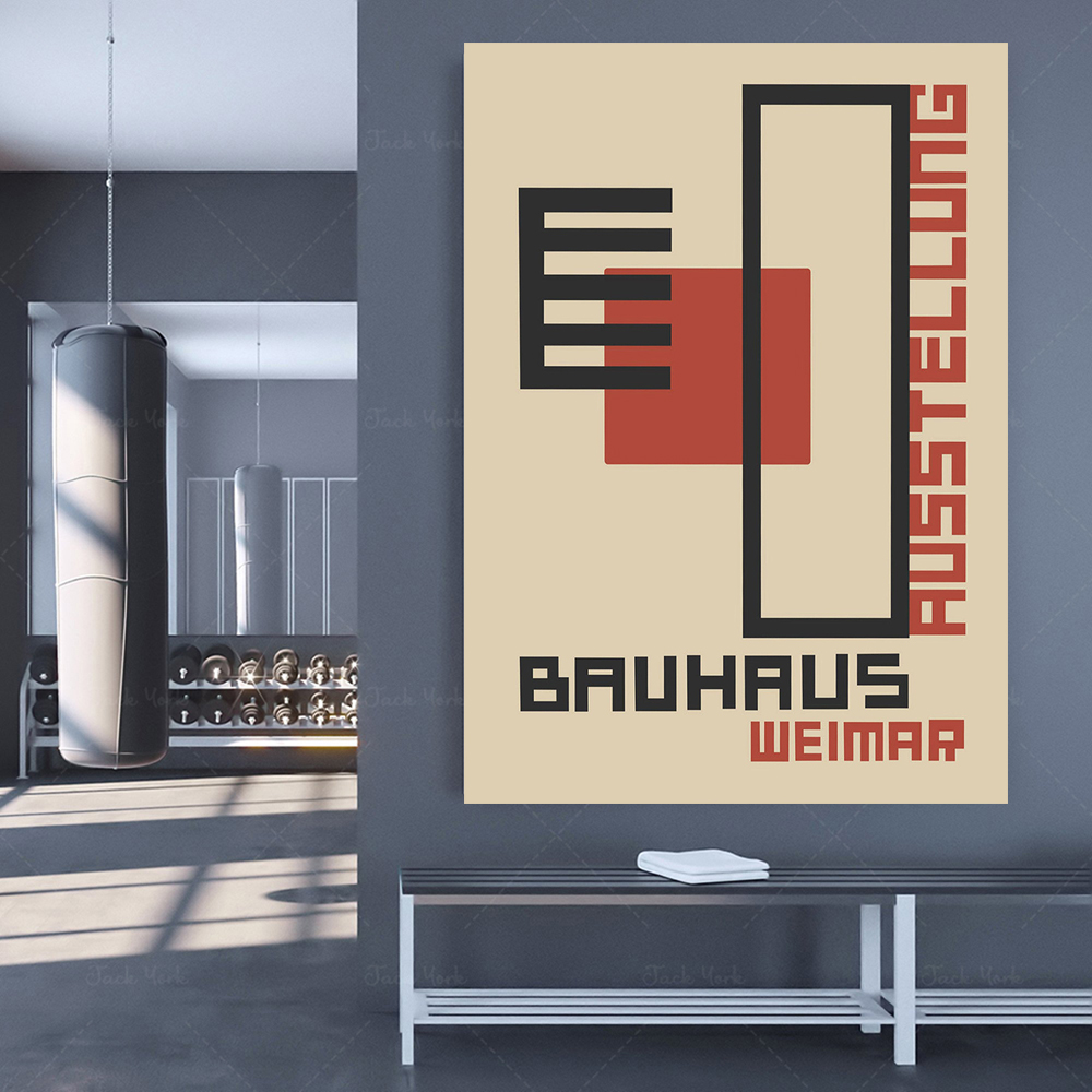 Bauhaus Ausstellung Canvas Pri - مراجعة Home Decor Expo وسعره