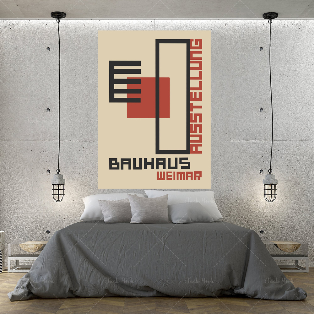Bauhaus Ausstellung Canvas Pri - مراجعة Home Decor Expo وسعره