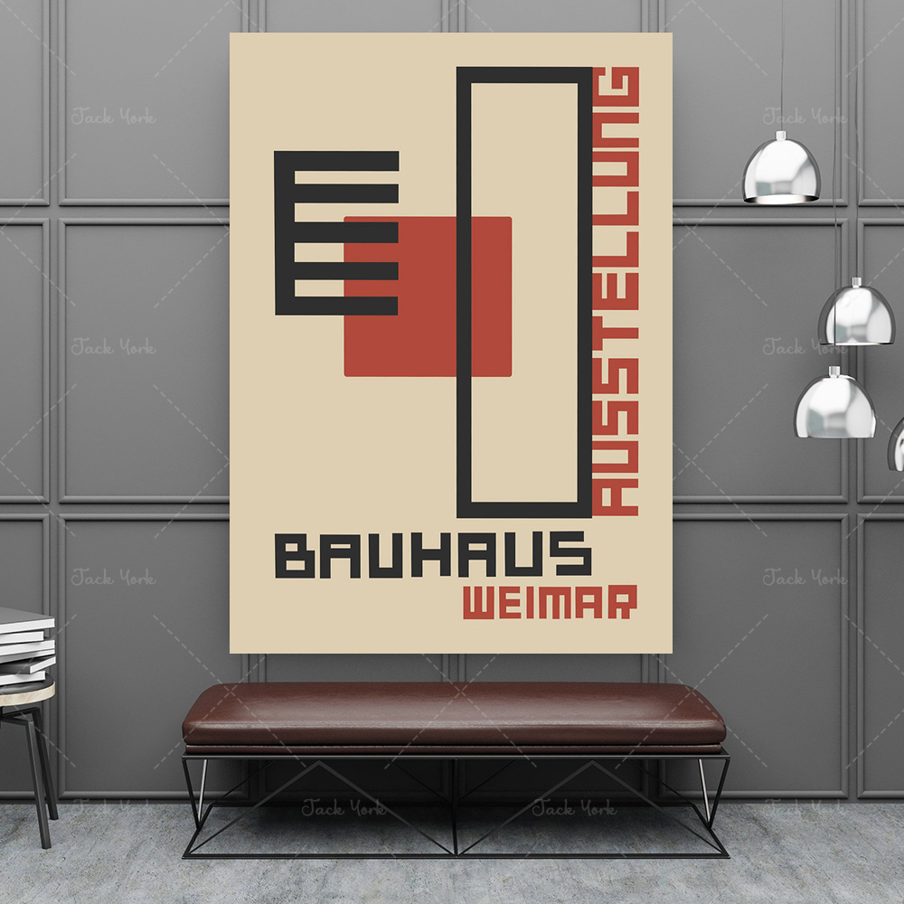 Bauhaus Ausstellung Canvas Pri - مراجعة Home Decor Expo وسعره