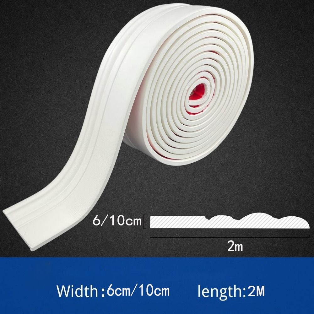 DIY Thickened Wall Baseboard A - مراجعة Home Decor Wall Molding وسعره