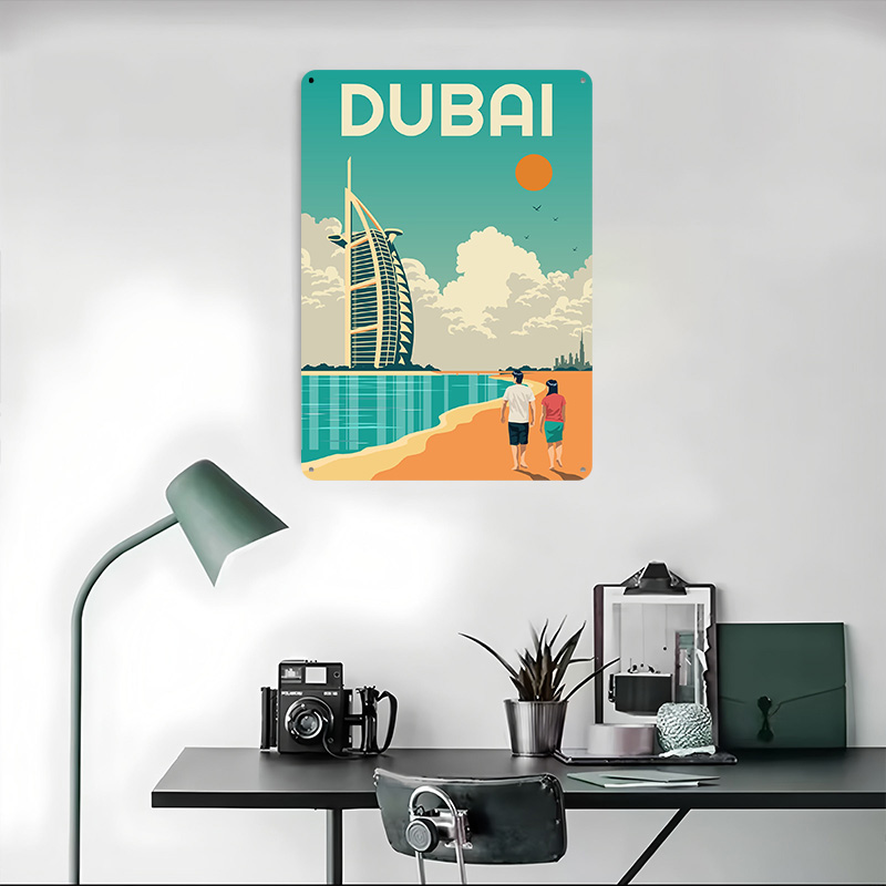 Dubai Travel Printed Poster Cu - مراجعة Home Decor Dubai وسعره