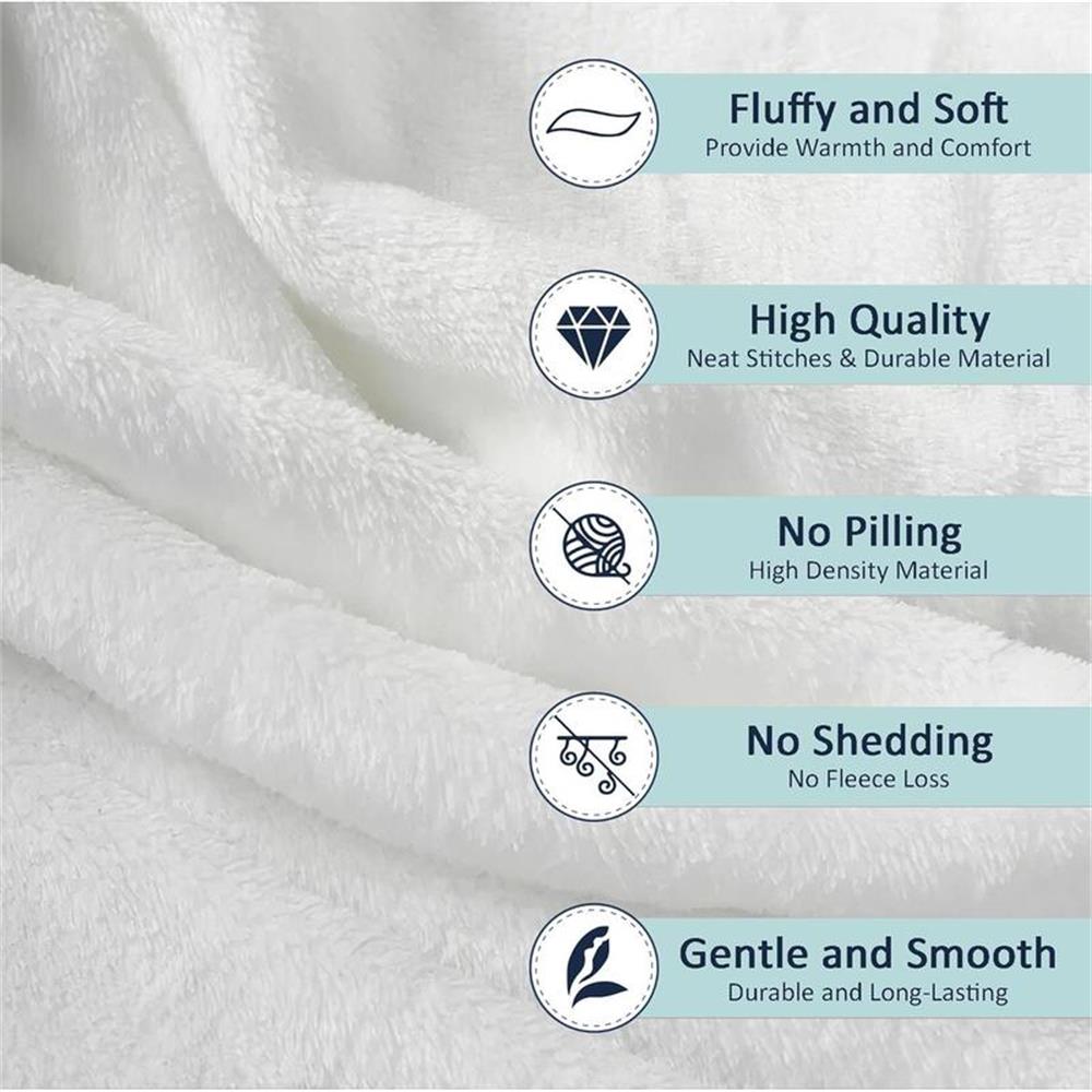 Wavy Print Flannel Blanket - N - مراجعة Neutral Throw Blanket وسعره