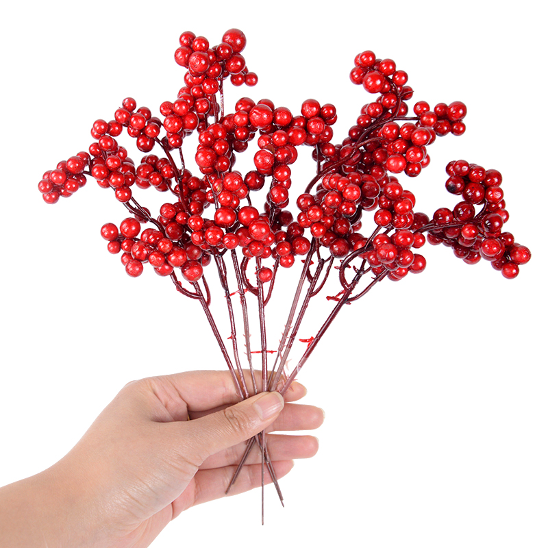 5pcs Christmas Artificial Berr - مراجعة Home Decor Xmas Tree وسعره