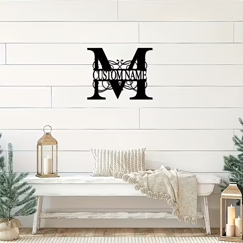 Classic Custom Monogram Metal  - مراجعة Home Decor Inspo وسعره