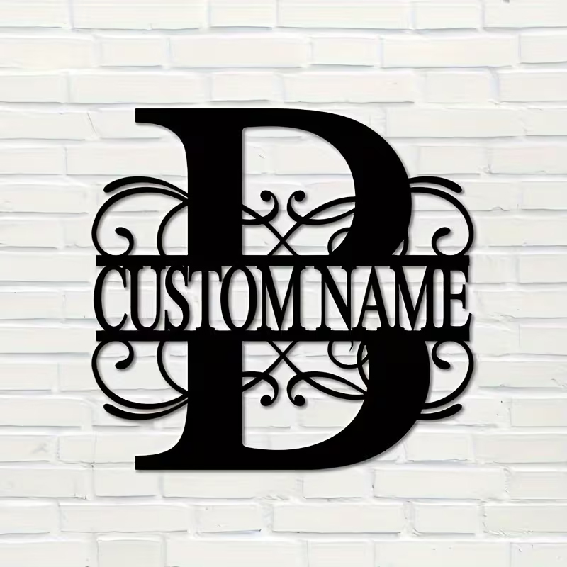 Classic Custom Monogram Metal  - مراجعة Home Decor Inspo وسعره