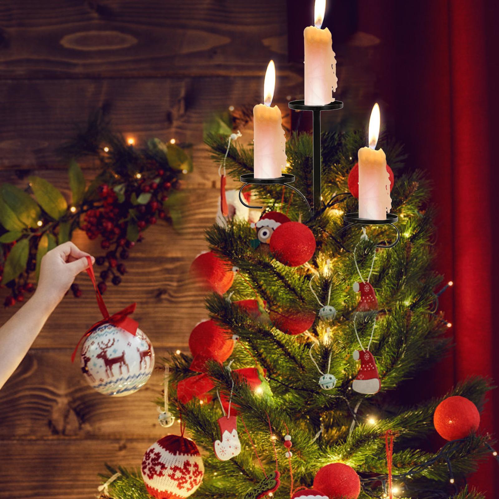 Metal Black Triple Tree Topper - مراجعة Home Decor Xmas Tree وسعره