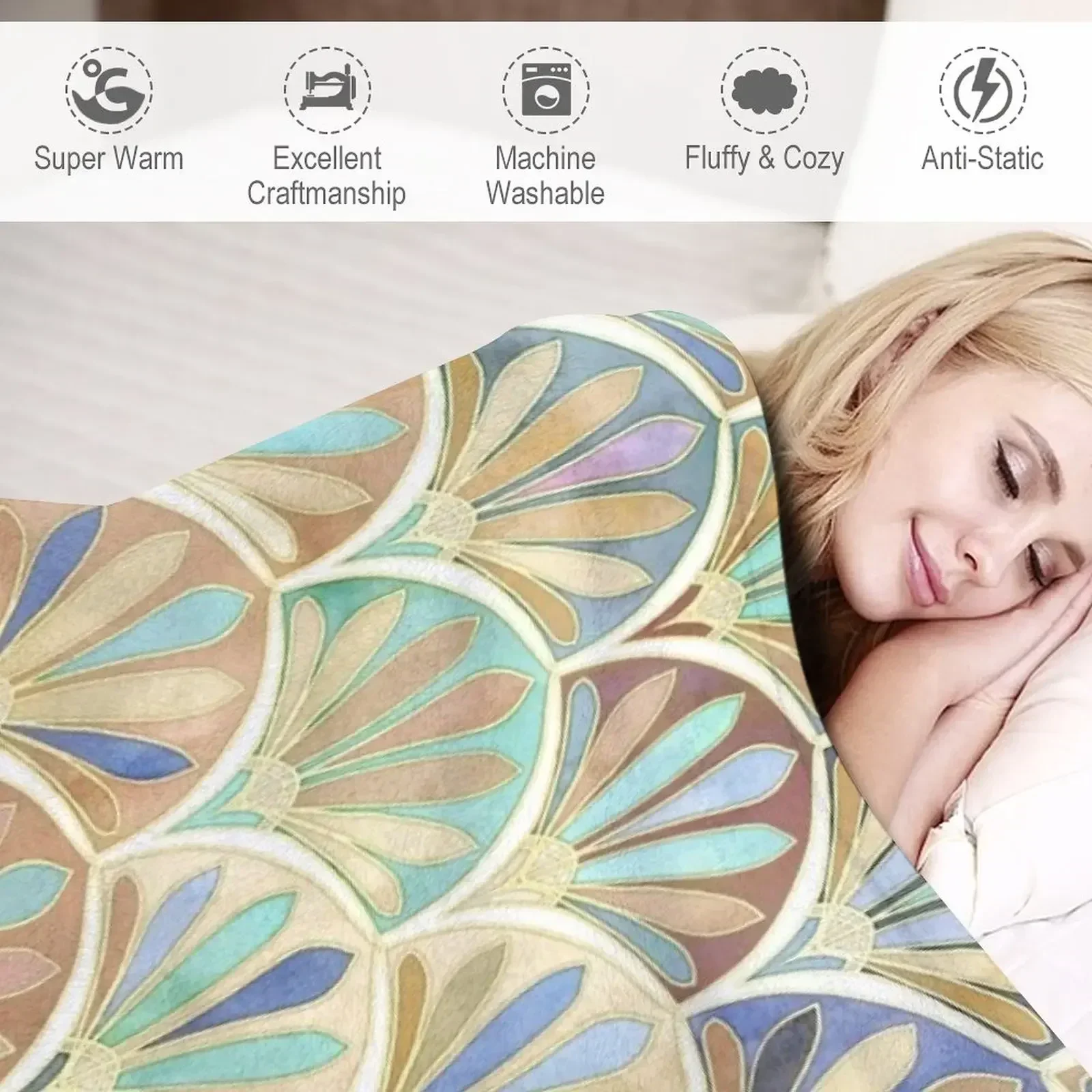 Autumn Neutrals Vintage Twenti - مراجعة Neutral Throw Blanket وسعره