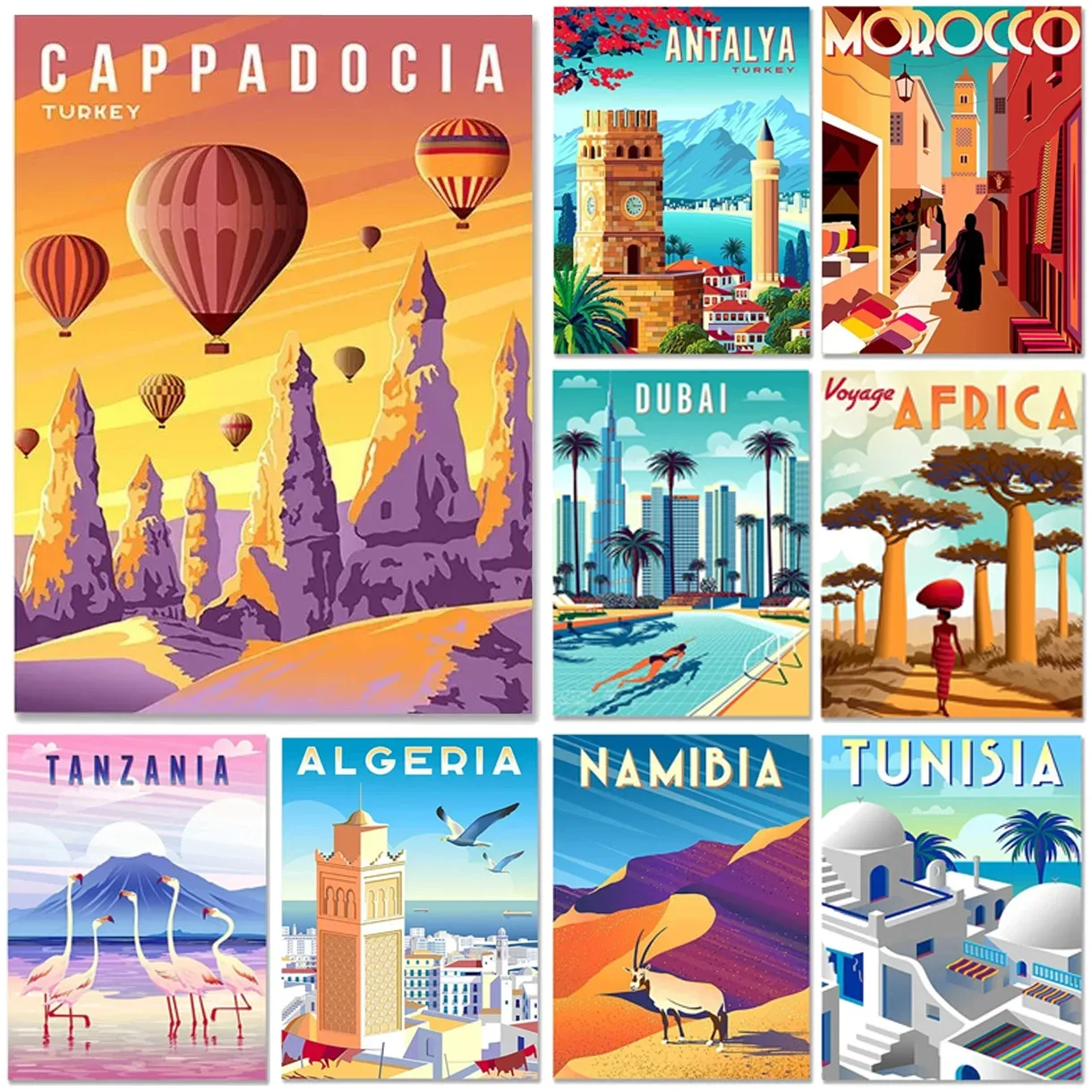 Metal Tin Signs Cappadocia Dub - مراجعة Home Decor Dubai وسعره
