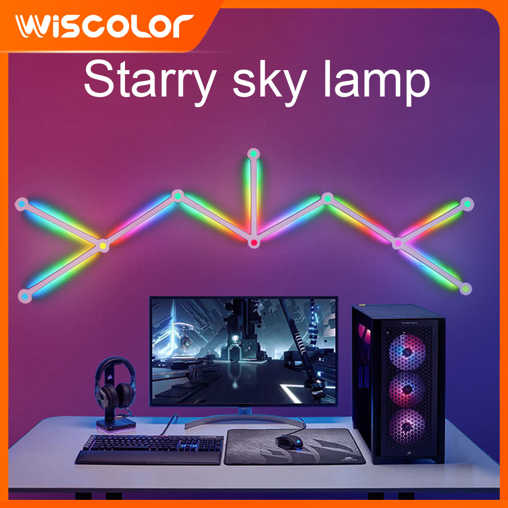 LED Smart DIY WIFI Wall Lamp S - مراجعة Home Decor Wall Molding وسعره