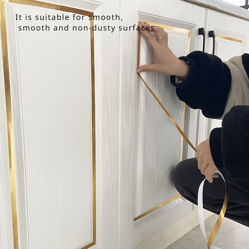 Gold/silver floor edge waterpr - مراجعة Home Decor Wall Molding وسعره