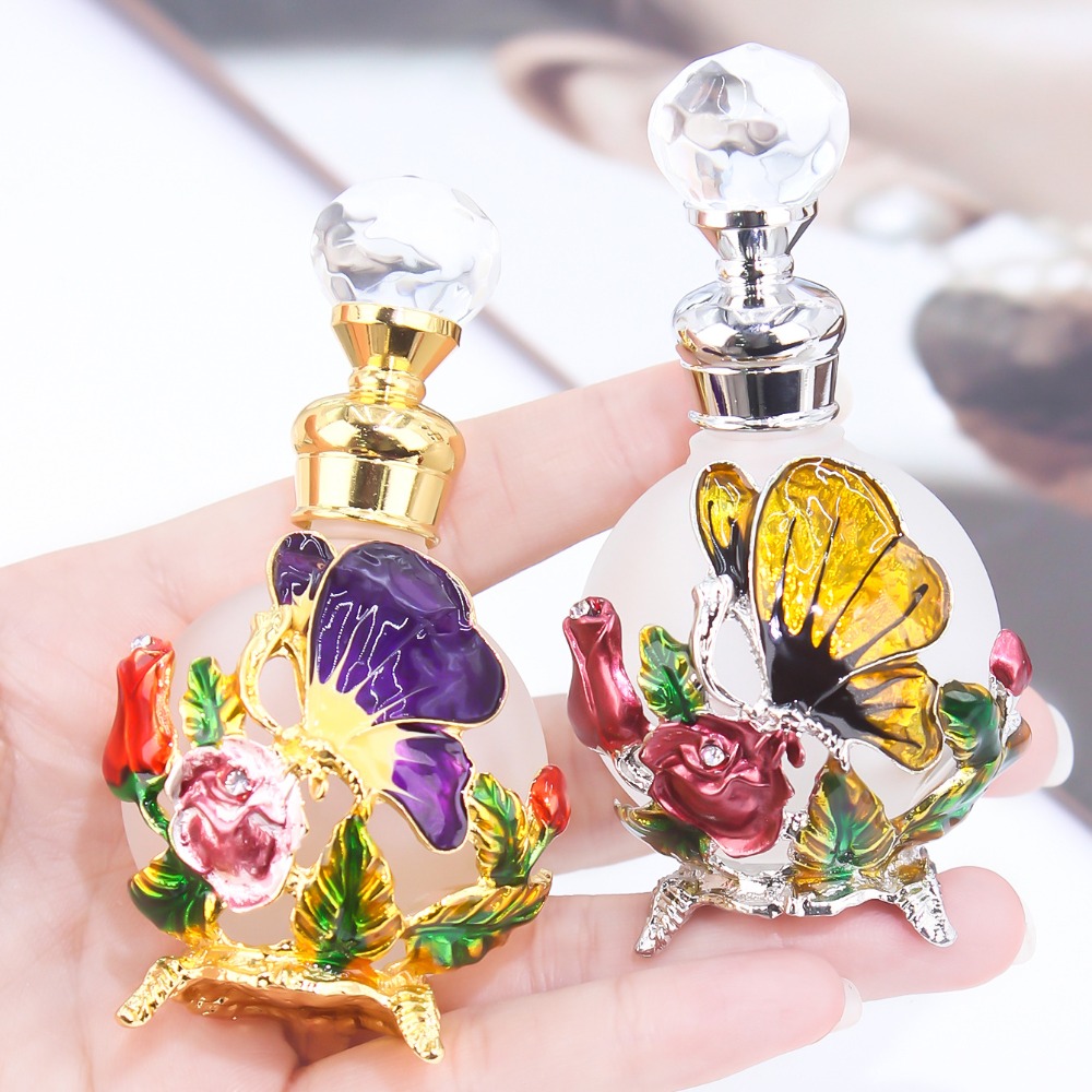 Metal 25ml Bottle Vintage Empt - مراجعة Home Decor Dubai وسعره