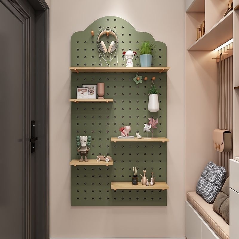 Wooden Cavities Board Wall She - مراجعة Home Decor Organizer وسعره