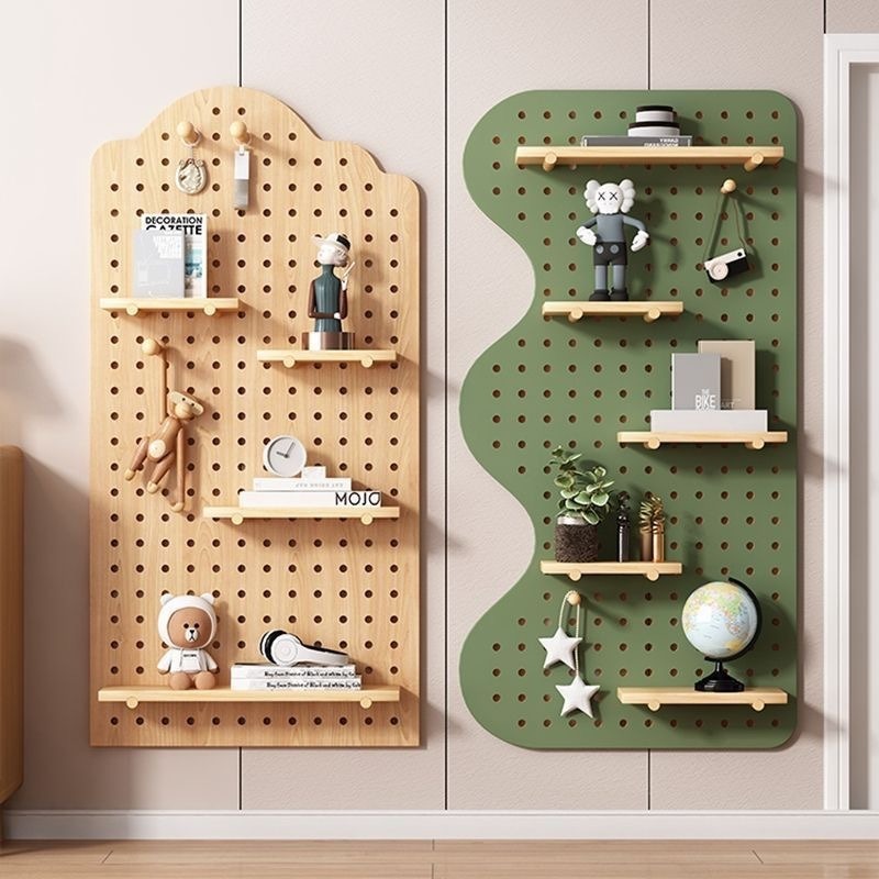 Wooden Cavities Board Wall She - مراجعة Home Decor Organizer وسعره