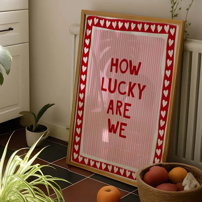 How Lucky Wall Art Canvas Prin - مراجعة Home Decor How To وسعره
