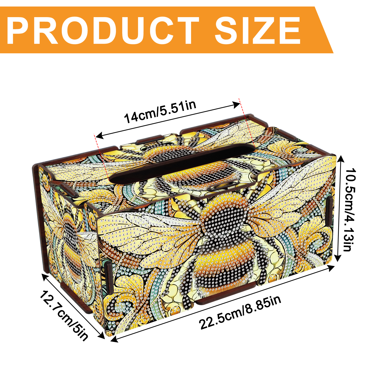 Diamond Art Painting Tissue Bo - مراجعة Home Decor Organizer وسعره