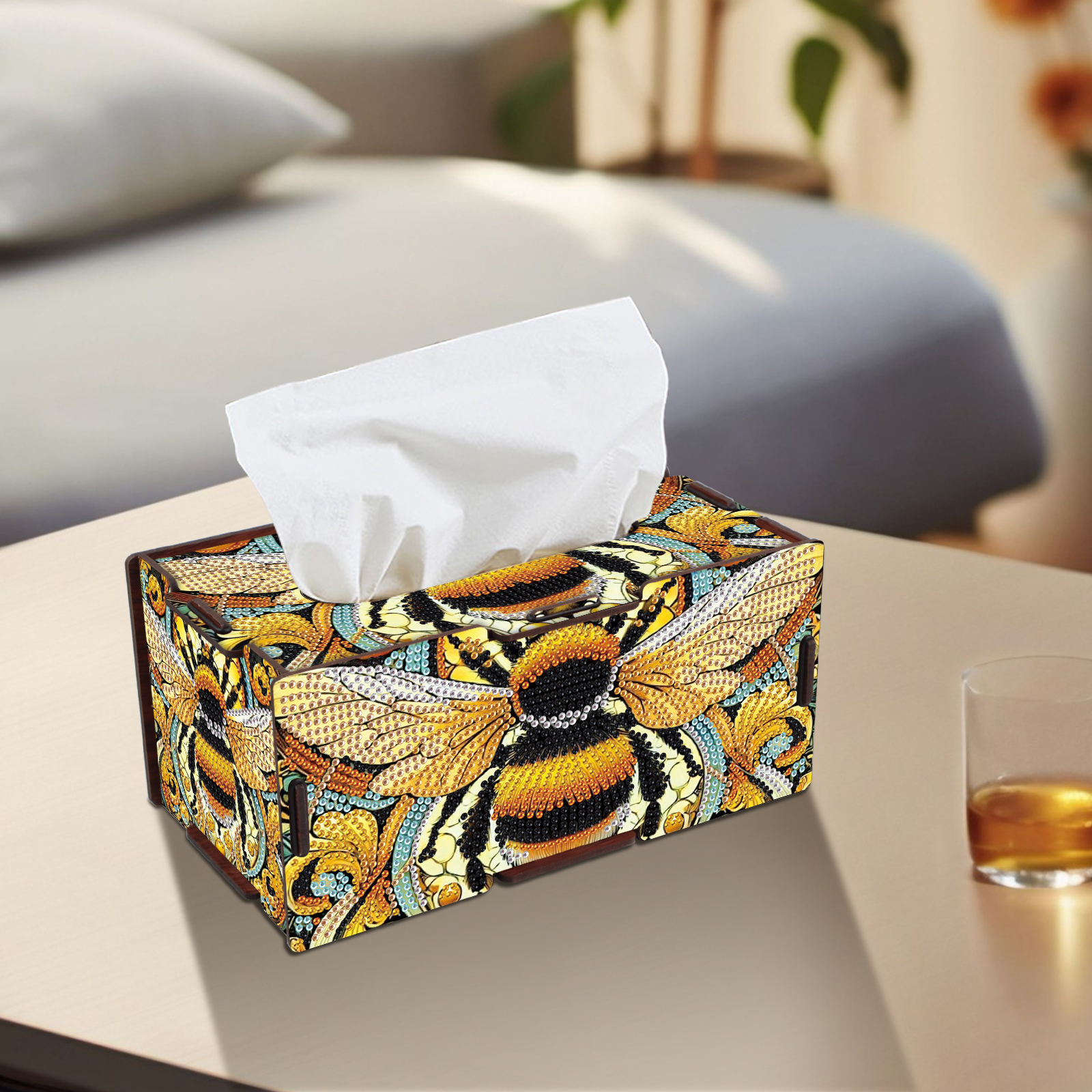 Diamond Art Painting Tissue Bo - مراجعة Home Decor Organizer وسعره
