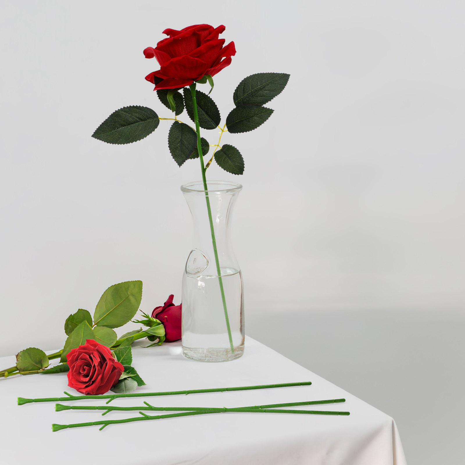 100Pcs Simulation Flower Stem  - مراجعة Home Decor Simulator وسعره