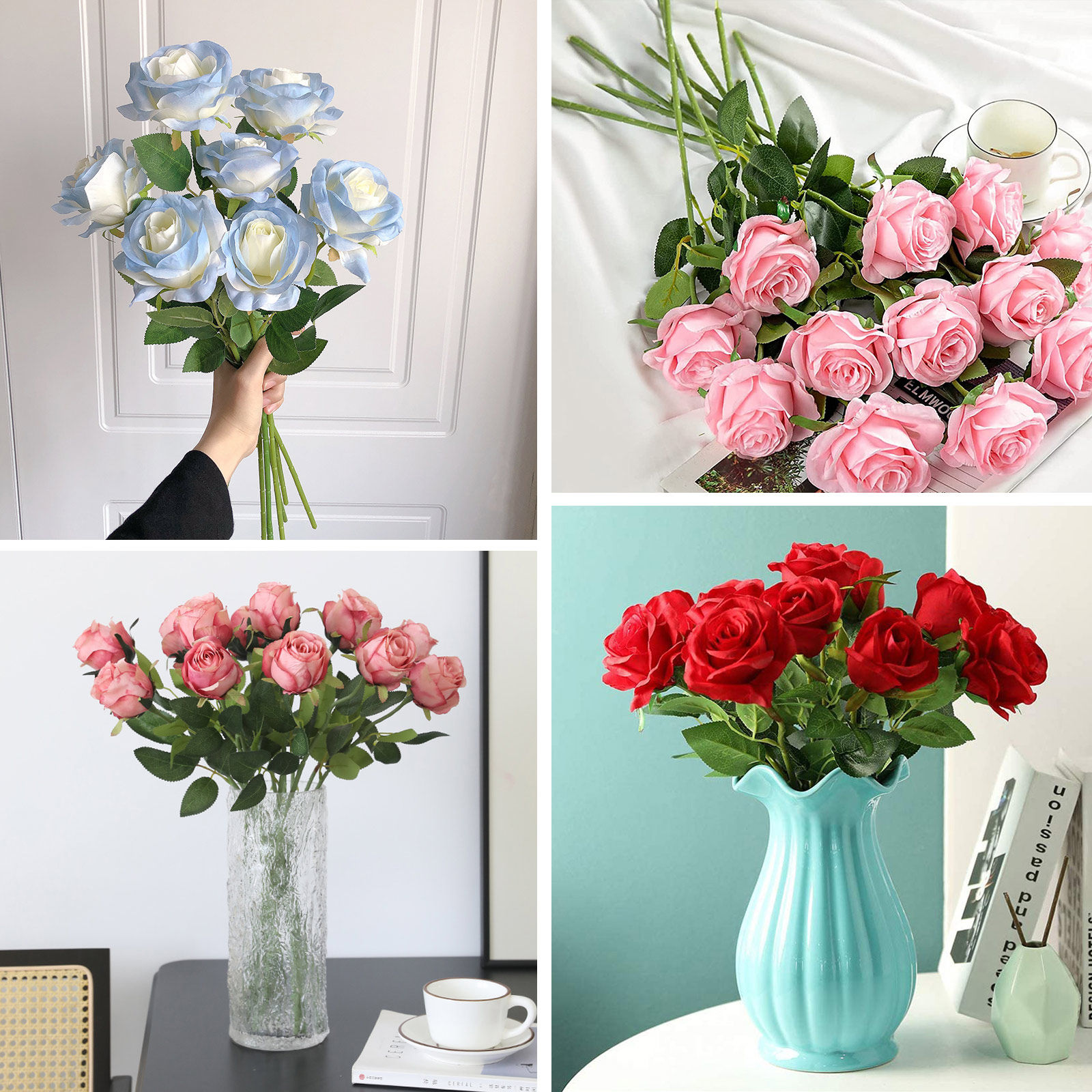 100Pcs Simulation Flower Stem  - مراجعة Home Decor Simulator وسعره