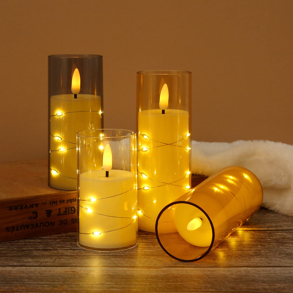 3pcs/set LED Copper Wire Flame - مراجعة Home Decor Simulator وسعره