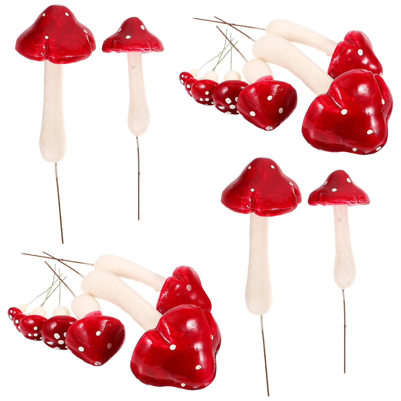 33Pcs Mini Artificial Mushroom - مراجعة Home Decor Simulator وسعره
